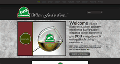 Desktop Screenshot of leosristorante.com